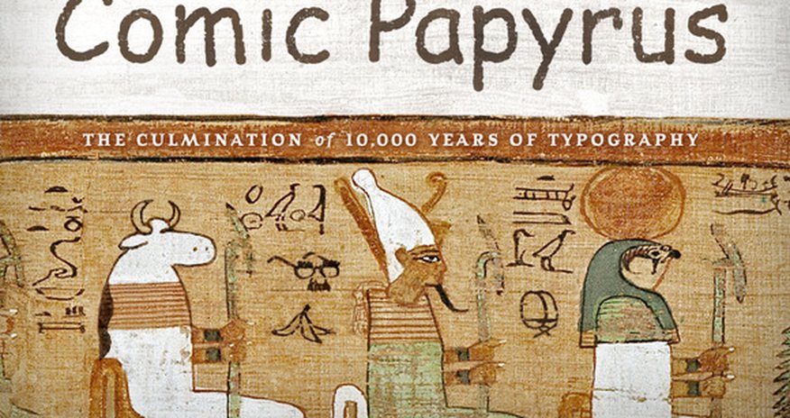 Someone merged Comic Sans and Papyrus to create the world's best worst font Someone merged Comic Sans and Papyrus to create the world's best worst font