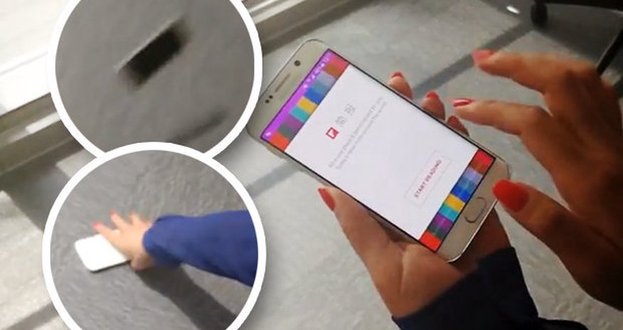 This is what happens when you drop the new Galaxy S6 edge This is what happens when you drop the new Galaxy S6 edge