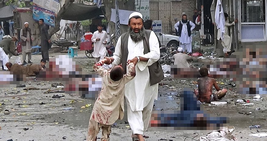 The first in Afghanistan by ISIS The first in Afghanistan by ISIS