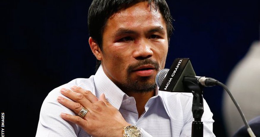 Manny Pacquiao sued after shoulder injury dishonesty claims Manny Pacquiao sued after shoulder injury dishonesty claims