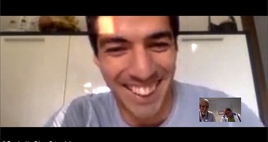 Luis Suarez sends emotional message of support to cancer sufferer Luis Suarez sends emotional message of support to cancer sufferer