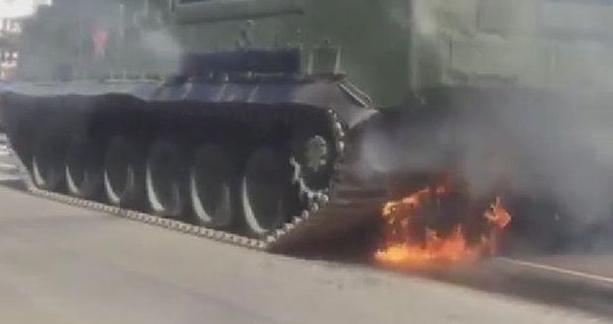 Пожар на параде в Чите Пожар на параде в Чите