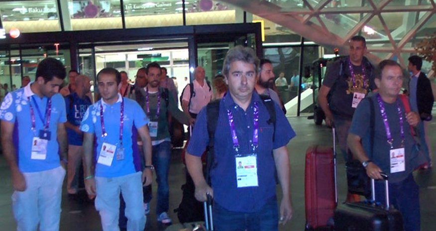 Bakı-2015: Daha 6 ölkənin nümayəndə heyəti Bakıya gəldi - Fotolar Bakı-2015: Daha 6 ölkənin nümayəndə heyəti Bakıya gəldi - Fotolar
