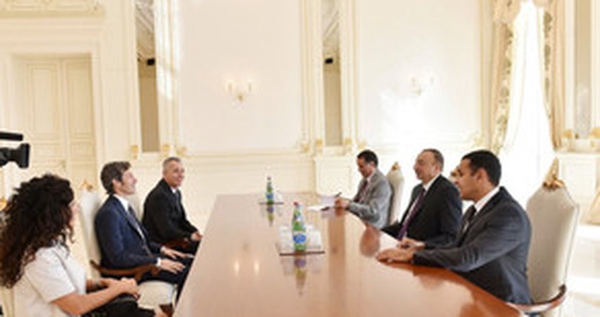 Azərbaycan Prezidenti San-Marino dövlətinin başçılarını qəbul edib Azərbaycan Prezidenti San-Marino dövlətinin başçılarını qəbul edib