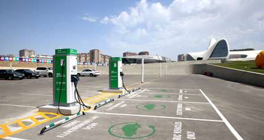 Bakı şəhərində enerjidoldurma məntəqələri qurulur Bakı şəhərində enerjidoldurma məntəqələri qurulur
