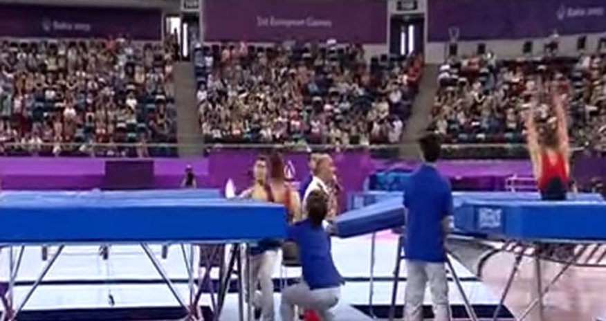 Споттер I Европейских игр спас польского спортсмена Споттер I Европейских игр спас польского спортсмена