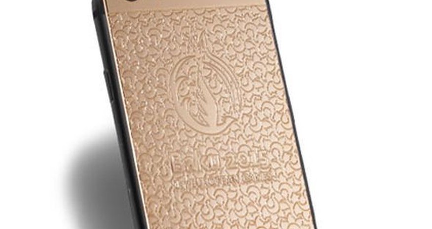 Bakı-2015-ə həsr edilən qızıl iPhone buraxıldı Bakı-2015-ə həsr edilən qızıl iPhone buraxıldı