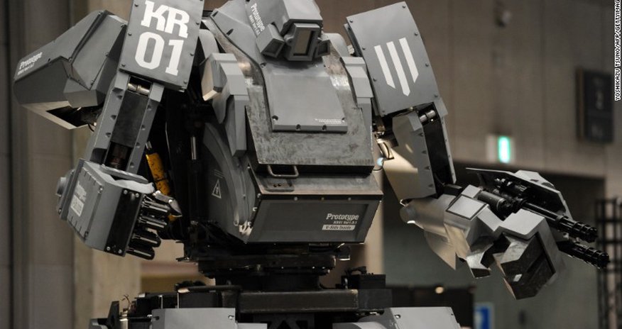 Giant robots set to duel Giant robots set to duel