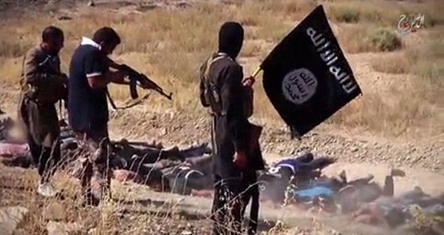 ISIS blow up a booby-trapped BABY while teaching militants ISIS blow up a booby-trapped BABY while teaching militants
