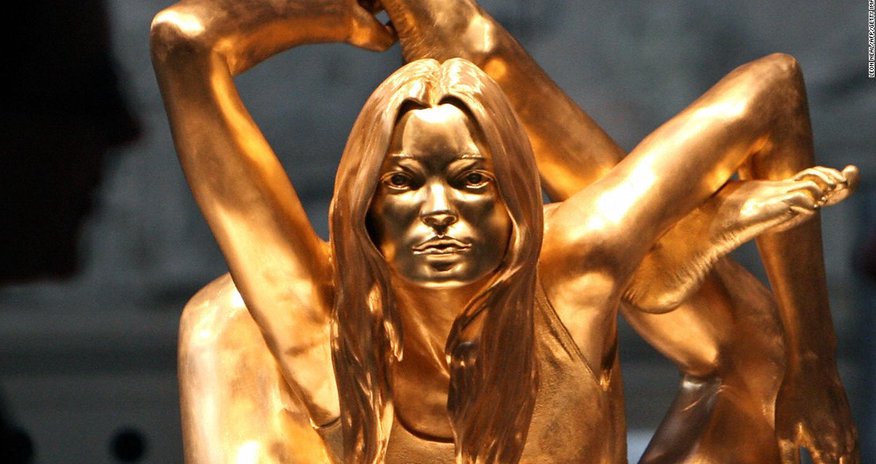 A gold bust of Kate Moss. What next for Marc Quinn? A gold bust of Kate Moss. What next for Marc Quinn?