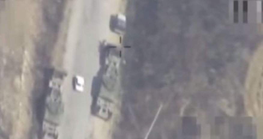 В Карабахе подорвались армянские танки В Карабахе подорвались армянские танки