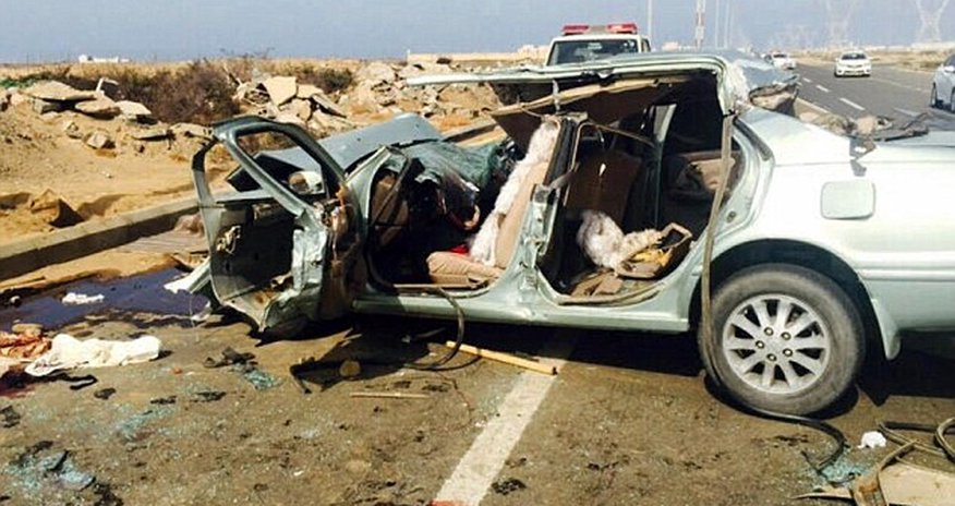 Family of four killed in horrific car crash after running over a CAMEL Family of four killed in horrific car crash after running over a CAMEL