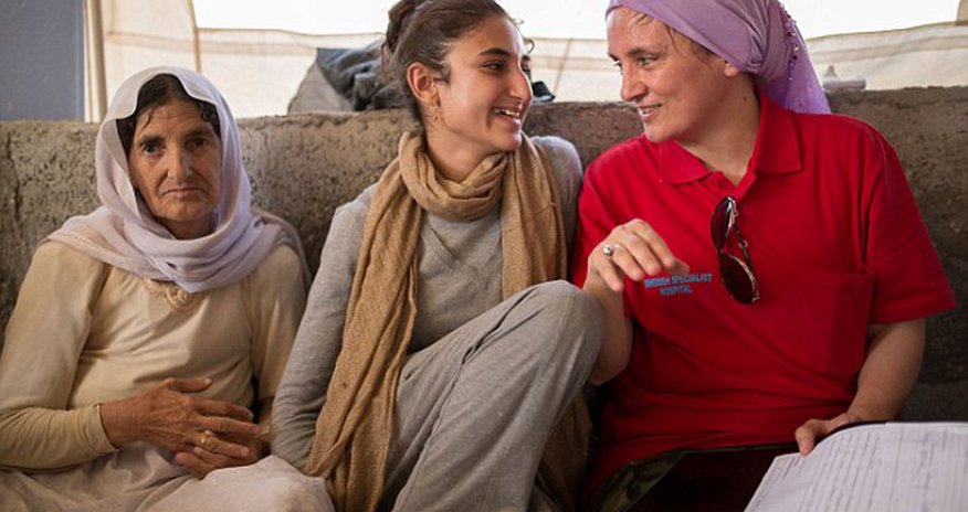 'I ran for my life as ISIS shot my eight months pregnant mother in the stomach' 'I ran for my life as ISIS shot my eight months pregnant mother in the stomach'