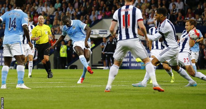West Brom 0 - Man City West Brom 0 - Man City
