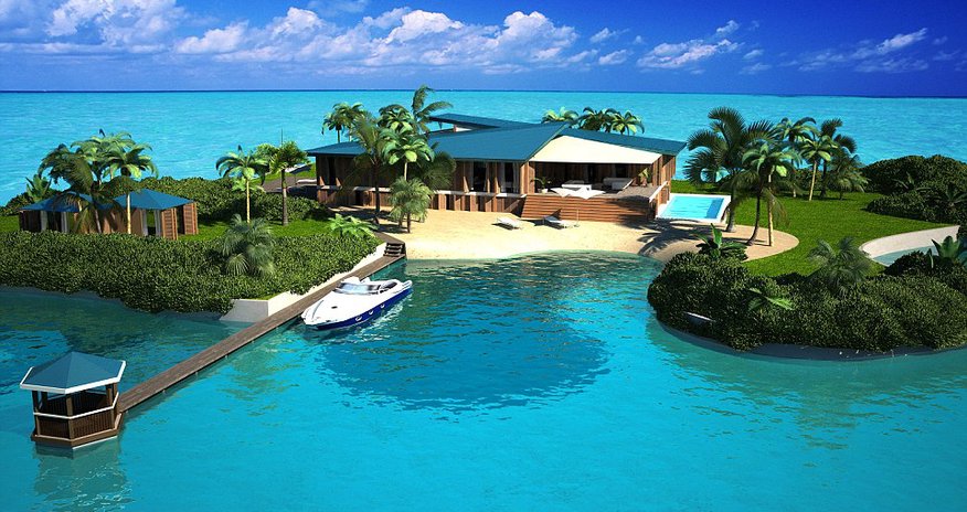 Own a FLOATING island Own a FLOATING island