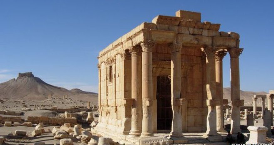 Palmyra's Baalshamin temple 'blown up by IS' Palmyra's Baalshamin temple 'blown up by IS'