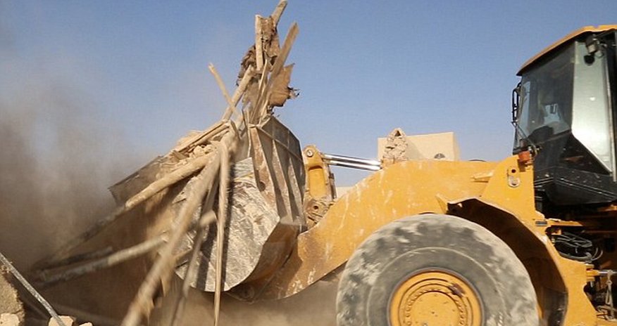 ISIS destroy ancient temple in Palmyra using dynamite ISIS destroy ancient temple in Palmyra using dynamite