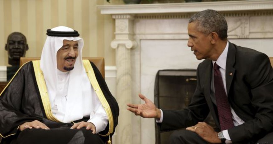 Obama Kral Salman ilə görüşdü Obama Kral Salman ilə görüşdü