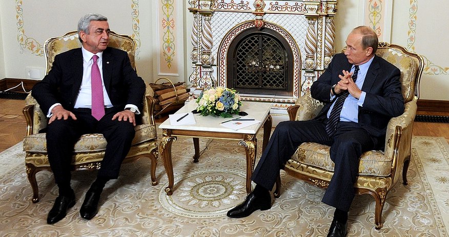 Sarkisyan Putinə Azərbaycandan şikayətləndi Sarkisyan Putinə Azərbaycandan şikayətləndi