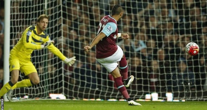 West Ham 2 - 0 Newcastle West Ham 2 - 0 Newcastle