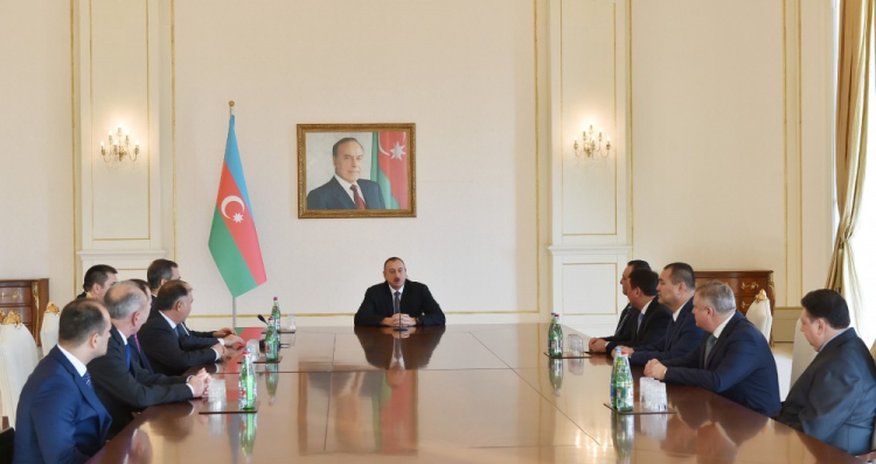 İlham Əliyev türkdilli dövlətlərin xüsusi xidmət orqanlarının rəhbərlərini qəbul edib - Fotolar İlham Əliyev türkdilli dövlətlərin xüsusi xidmət orqanlarının rəhbərlərini qəbul edib - Fotolar