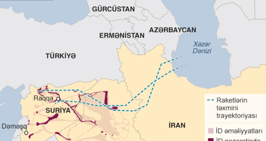 Rusiyanın raketləri "İrana düşüb" Rusiyanın raketləri "İrana düşüb"