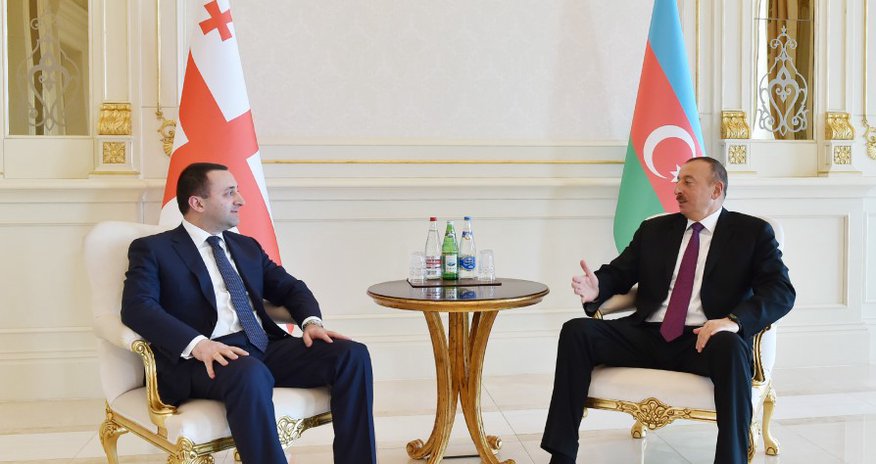 President Aliyev receives Georgia prime minister President Aliyev receives Georgia prime minister