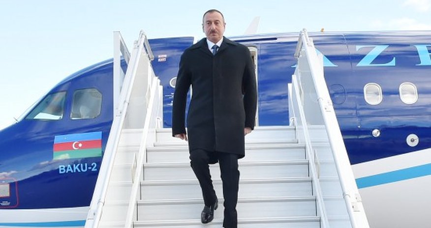 Azərbaycan Prezidenti Qazaxıstana işgüzar səfərə gedib Azərbaycan Prezidenti Qazaxıstana işgüzar səfərə gedib
