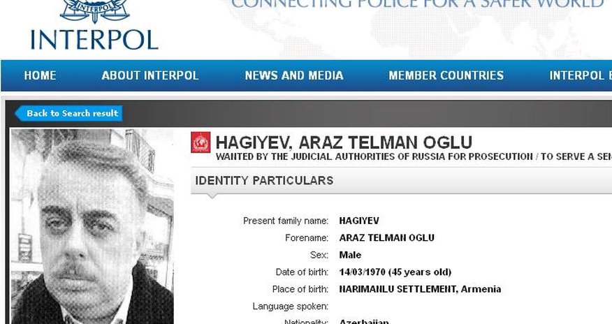 Rusiya azərbaycanlı iş adamını İnterpol xətti ilə axtarışa verib Rusiya azərbaycanlı iş adamını İnterpol xətti ilə axtarışa verib