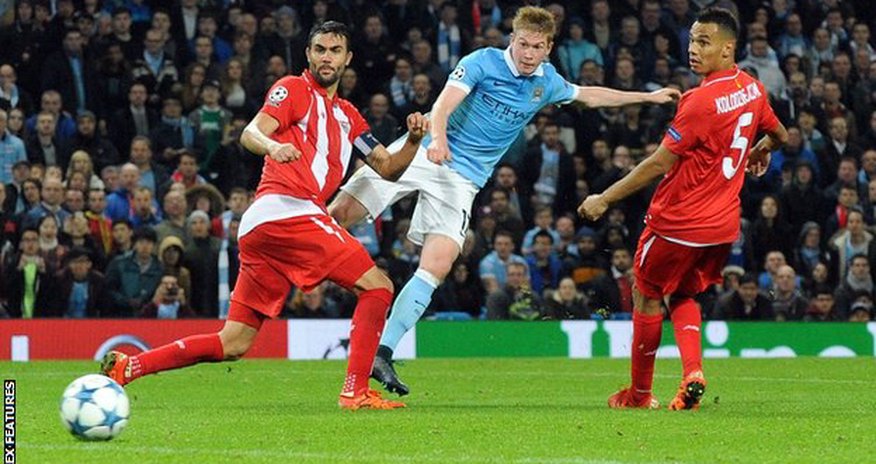 Man City 2 - 1 Sevilla Man City 2 - 1 Sevilla