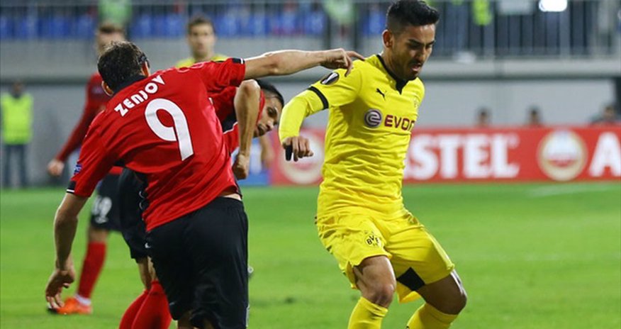 Borussia defeats Azerbaijan's Qabala 3-1 Borussia defeats Azerbaijan's Qabala 3-1