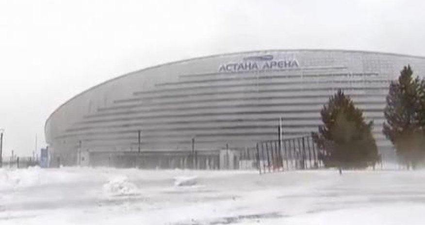 "Astana" - "Atletiko" oyunu buz üstündə "Astana" - "Atletiko" oyunu buz üstündə