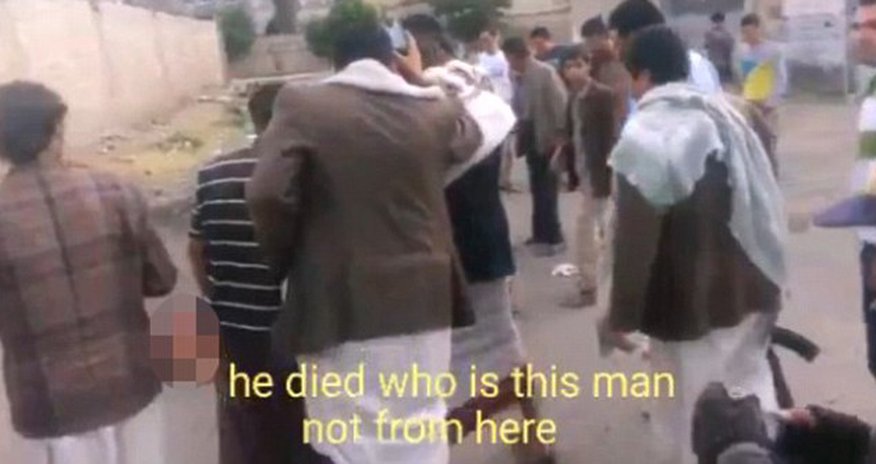 ISIS bomber is found still alive after blowing himself ISIS bomber is found still alive after blowing himself