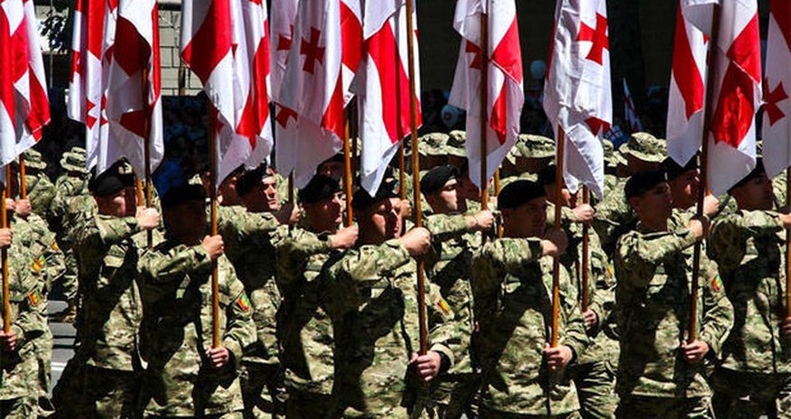 Gürcüstan tamamilə peşəkar orduya keçir Gürcüstan tamamilə peşəkar orduya keçir