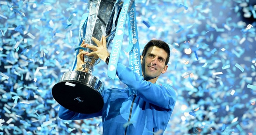 Novak Djokovic beats Roger Federer to win ATP World Tour title Novak Djokovic beats Roger Federer to win ATP World Tour title