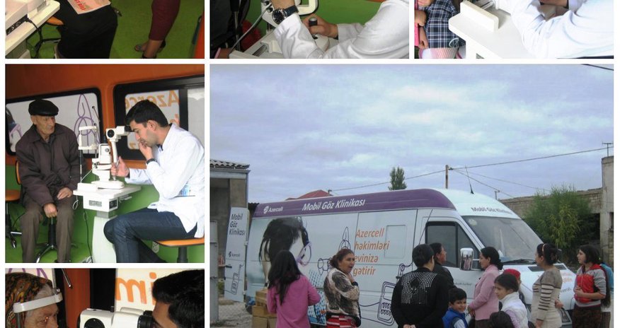 Azercell’s Mobile Eye Clinics examines over 500 people Azercell’s Mobile Eye Clinics examines over 500 people