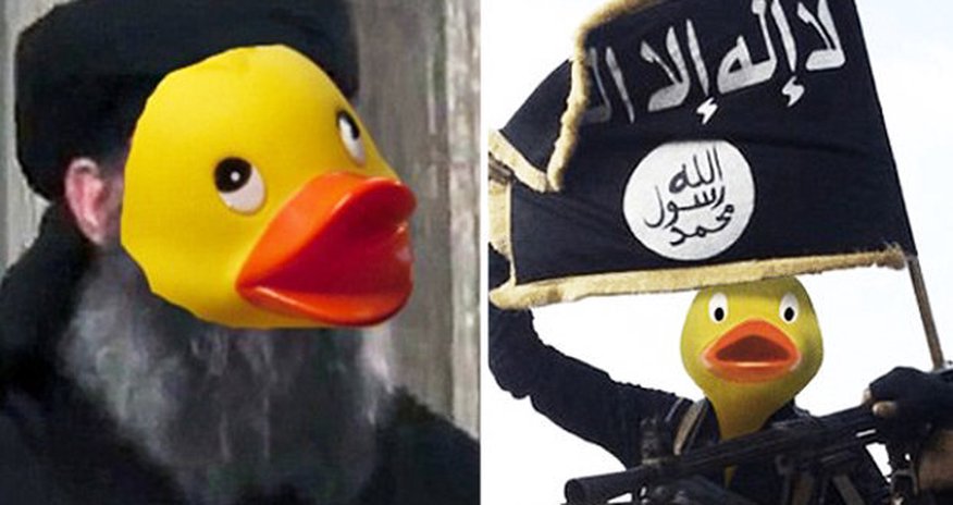 Internet mocks evil ISIS by Photoshopping rubber duck heads Internet mocks evil ISIS by Photoshopping rubber duck heads