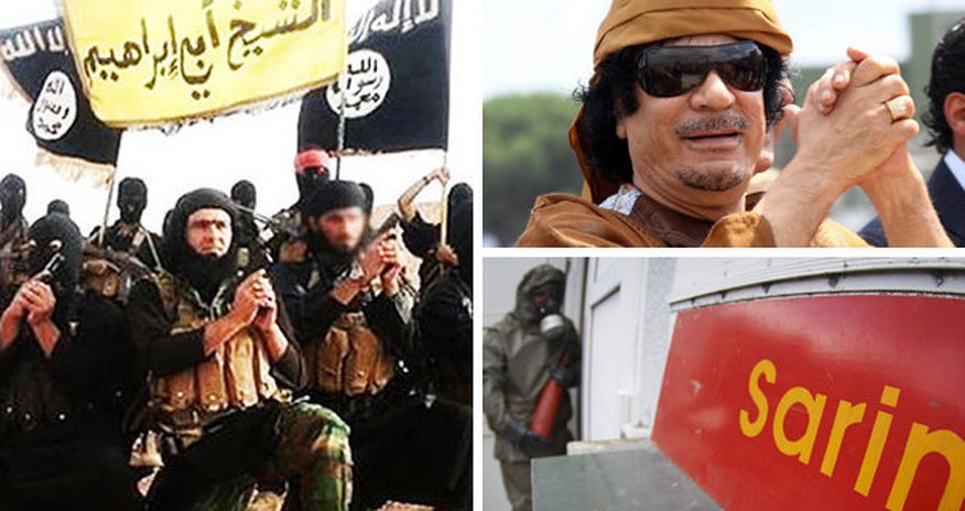 ISIS steal Gaddafi's deadly nerve gas supplies to unleash hell on West ISIS steal Gaddafi's deadly nerve gas supplies to unleash hell on West