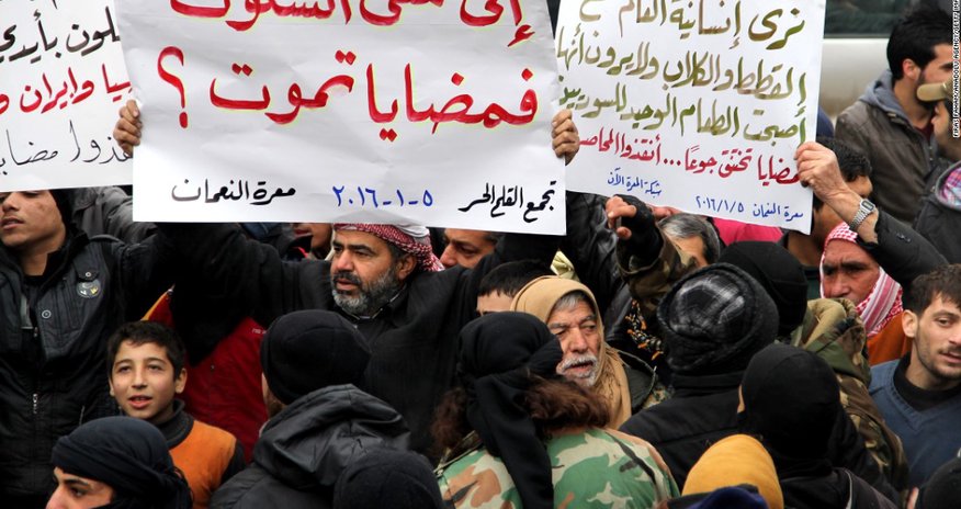 First aid shipment in months reaches besieged Madaya; starving Syrians weep First aid shipment in months reaches besieged Madaya; starving Syrians weep