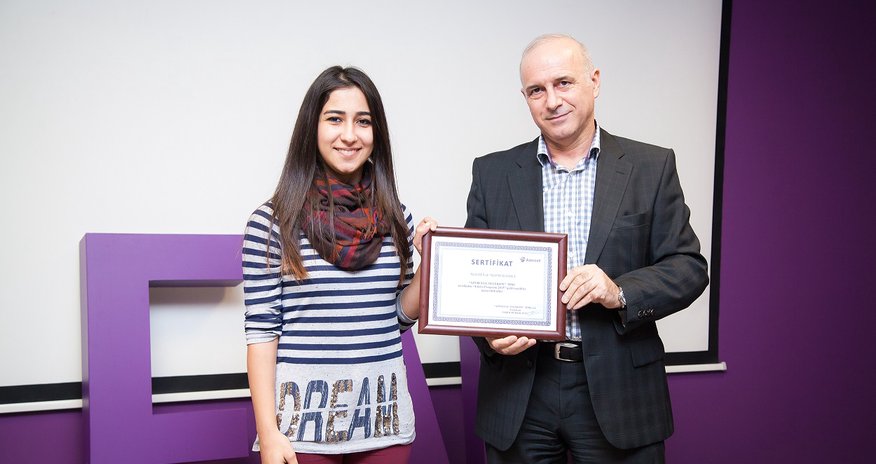 Azercell CEO meets with 2015 Student Bursary Program winners Azercell CEO meets with 2015 Student Bursary Program winners