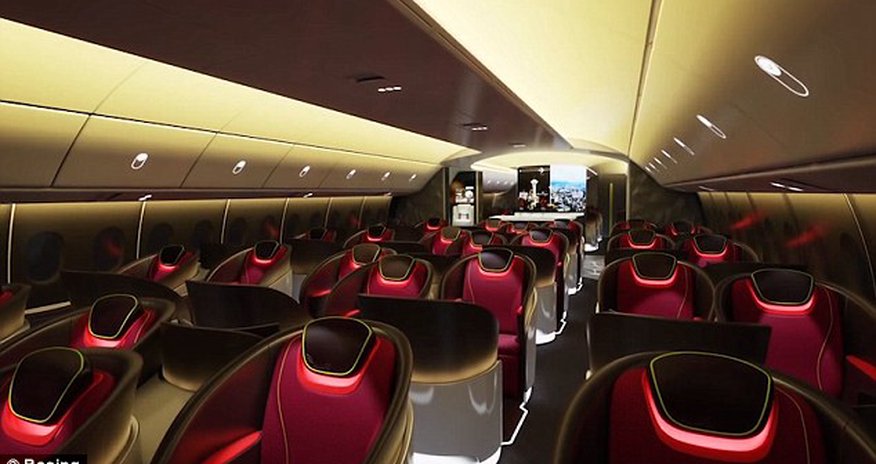 The aeroplane cabin of the future The aeroplane cabin of the future