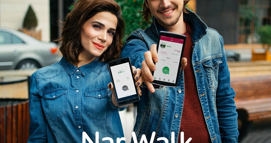Nar Walk application has been presented to the customers Nar Walk application has been presented to the customers