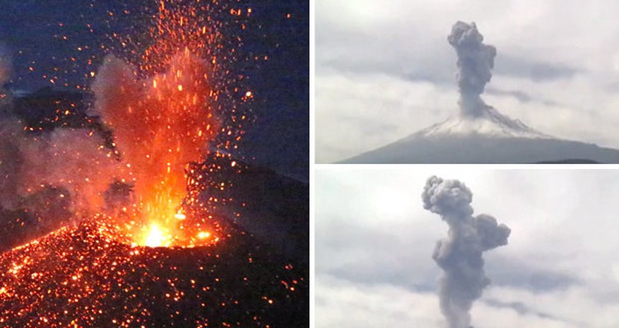 Exploding volcano threatens to erupt AGAIN as 40,000 people are evacuated Exploding volcano threatens to erupt AGAIN as 40,000 people are evacuated