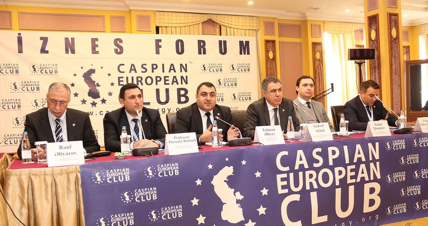 Caspian European Club biznes-forum keçirdi Caspian European Club biznes-forum keçirdi