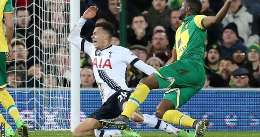 Norwich 0 - 2 Tottenham Norwich 0 - 2 Tottenham