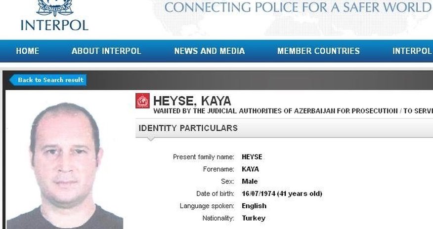 Азербайджан обратился в Интерпол Азербайджан обратился в Интерпол