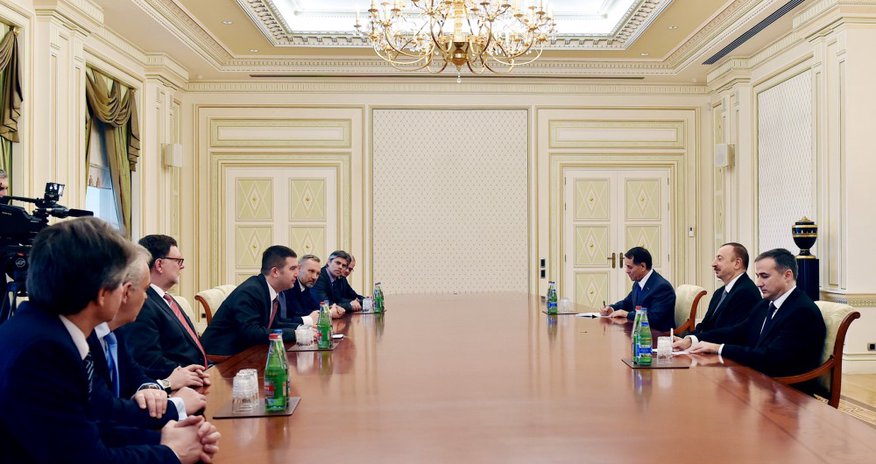 Президент принял чешскую делегацию Президент принял чешскую делегацию