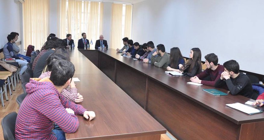 İsrail Xarici İşlər Nazirliyinin diplomatları ADU-da - FOTOLAR İsrail Xarici İşlər Nazirliyinin diplomatları ADU-da - FOTOLAR