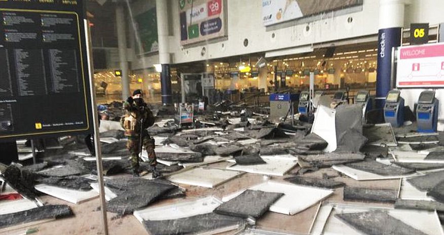 Brüssel hava limanının bərpasına aylar gedəcək Brüssel hava limanının bərpasına aylar gedəcək