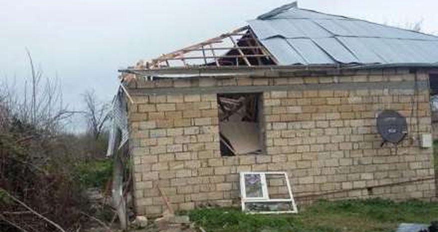 30 houses left destroyed after Armenian shelling 30 houses left destroyed after Armenian shelling